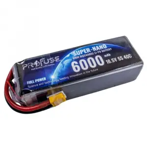 18,5V 5S 6000Mah 40C Lipo Batarya