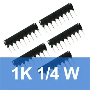 1K Sıra Direnç 8+1 (5 Adet)