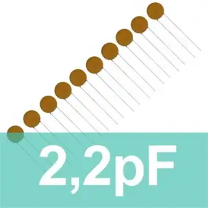 2.2pF Seramik Kondansatör - Mercimek Kapasitör