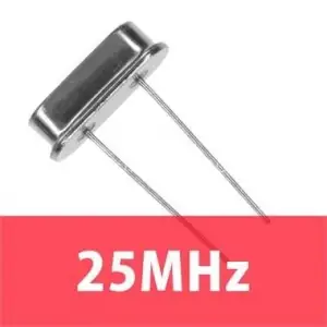 25MHz Kristal Osilatör (HC-49S)
