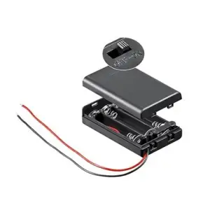 3 lü AAA Kutulu Switchli Kalem Pil Yuvası 3xAAA