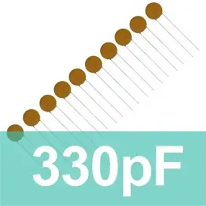 330pF Seramik Kondansatör - Mercimek Kapasitör