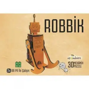 3d Mekanik Puzzle Eğitici Oyuncak Robbik