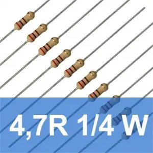 4.7R 1/4W Direnç