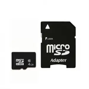 4GB Micro SD Kart - (Adaptör Dahil)