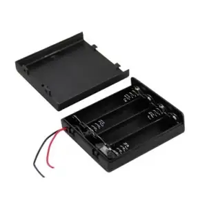 4xAA Kutulu Switchli Pil Yuvası