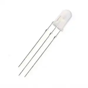 5mm Şeffaf RGB LED Katot 3 Pin