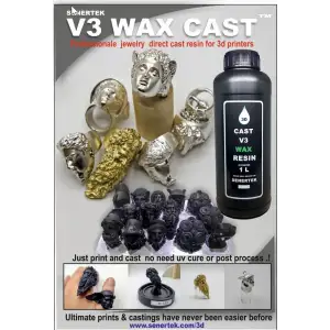 Senertek Cast V3 Mum Bazlı Döküm Reçinesi