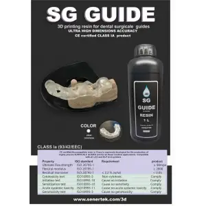 Senertek SG Guide İmplant Cerrahi Reçinesi