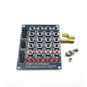 8 Ledli 4x4 Keypad Modül (YL-4 Matrix Keyboard Tuş Takımı)