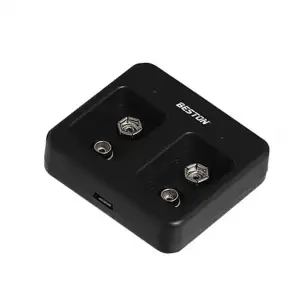 9V Pil Şarj Aleti 2li