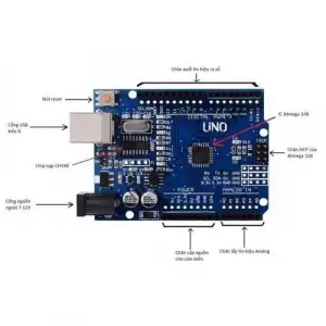 Arduino UNO R3 -Orijinal Atmega328P SMD Chipset