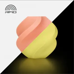 Bambu Lab Pla Glow - Orange (With Spool)