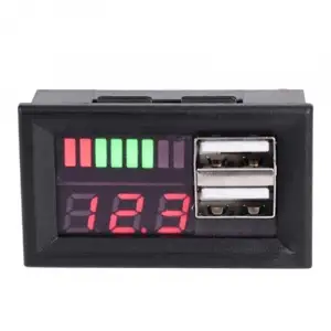 Dijital Led Ekran Usb 5V 2A Voltmetre