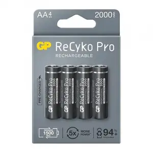 GP ReCyko Pro GP210AAHCB-2EB4 2000 mAh Şarjlı AA Kalem Pil 4lü Paket