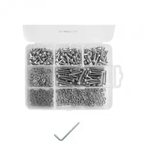 M4 İmbus Civata Seti 500 Parça - Alyan Anahtar Hediyeli