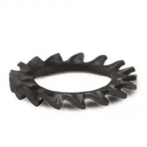 M4 Tırtıllı Pul DIN6798 Demir Siyah