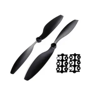 Plastik Pervane Seti - Siyah - 25.4cm