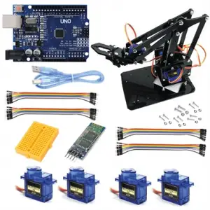 Pleksiglas Robot Kol Kiti - Bluetooth Modüllü Demonte