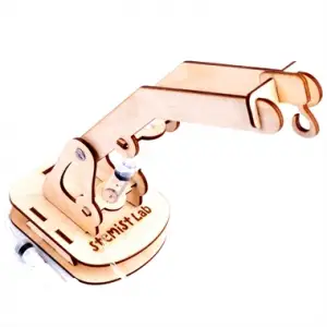 Şırınga ile Hidrolik Vinç (Ahşap) Stemistlab Stem Eğitim Seti