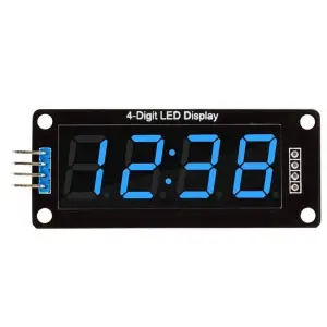 TM1637 4 Digit LED Display Modülü - Mavi