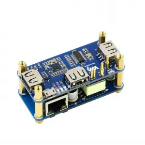 Waveshare Pi Zero Uyumlu PoE Ethernet/USB Hub HAT