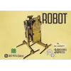 3d Mekanik Puzzle Eğitici Oyuncak Robot