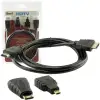 HDMI 3lü Kablo Seti (MICRO HDMI HDMI*MİNİ HDMI HDMI)
