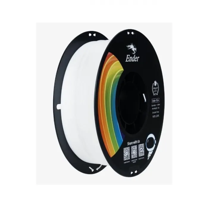 Creality Ender PLA+ Filament Beyaz 1.75mm 1kg