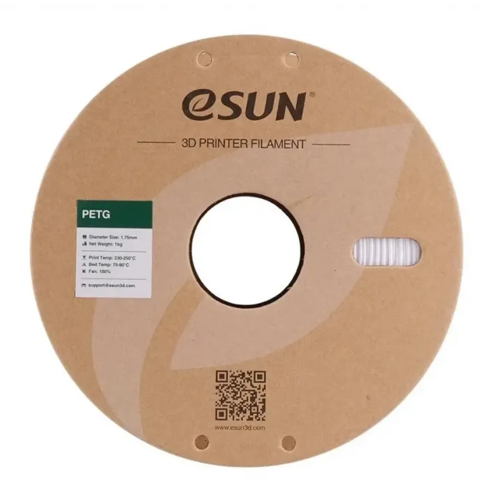 eSUN Beyaz Petg Filament 1.75mm 1 KG