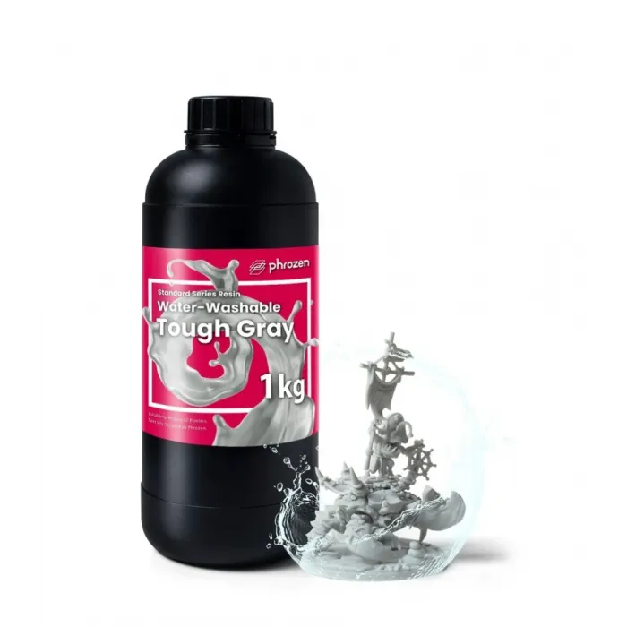 Phrozen Water Washable Tough UV Reçine - Gray (Gri) - 1 kg