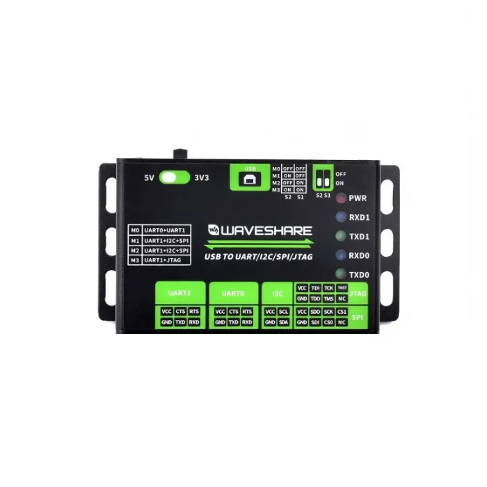 Waveshare USBden UART/I2C/SPI/JTAG Dönüştürücü