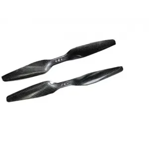 1555 Karbon Fiber Drone Pervane Seti CW CCW Siyah