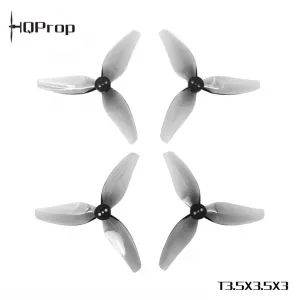 HQProp T3.5X3.5X3 Gri Poly Carbon 1.5MM 2CW+2CCW Drone Pervanesi