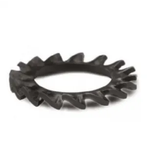 M4 Tırtıllı Pul DIN6798 Demir Siyah