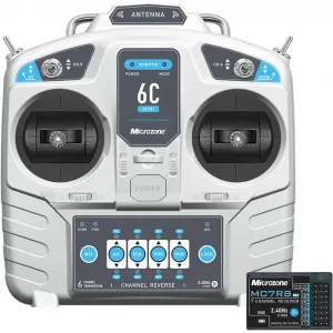 Microzone MC6C 2.4GHZ 6 Kanal Alıcı-Verici Drone Kumandası