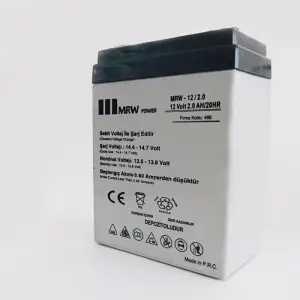 12V 2Ah Kuru Akü
