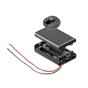 3 lü AAA Kutulu Switchli Kalem Pil Yuvası 3xAAA