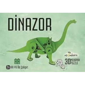 3d Mekanik Puzzle  Eğitici Oyuncak Dinazor