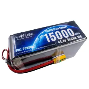 44,4V 12S 22000mAh 15C Solid State Lipo Batarya