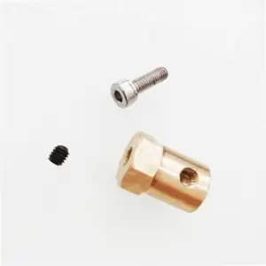 4mm RC Motor ve Tekne Kaplin (Hexagonal Coupler) Birleştirici