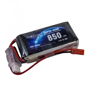 7,4V 2S 850Mah 40C Lipo Batarya