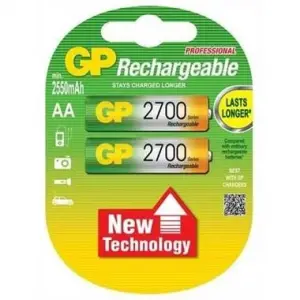 Şarj Edilebilir 2700mAh AA Kalem Pil (2 Adet)