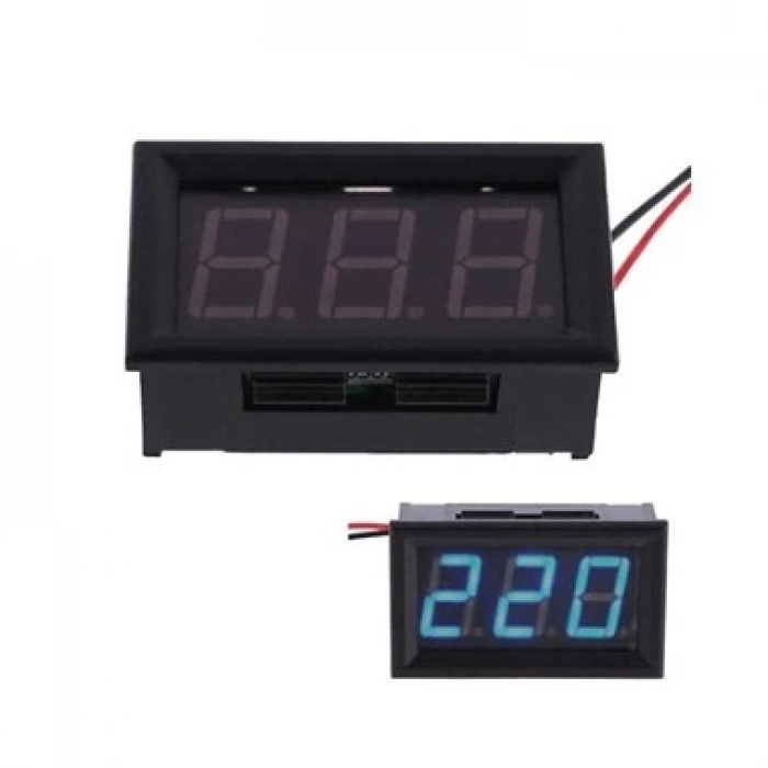 0-30V Dijital Voltmetre/Ampermetre (Panel Tipi)