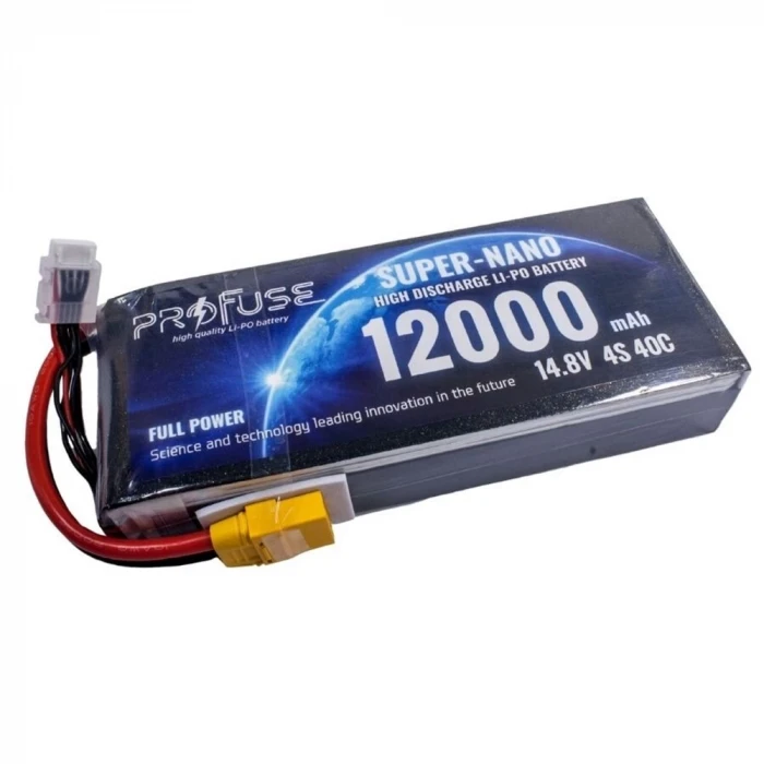 14,8V 4S 12000Mah 40C Lipo Batarya
