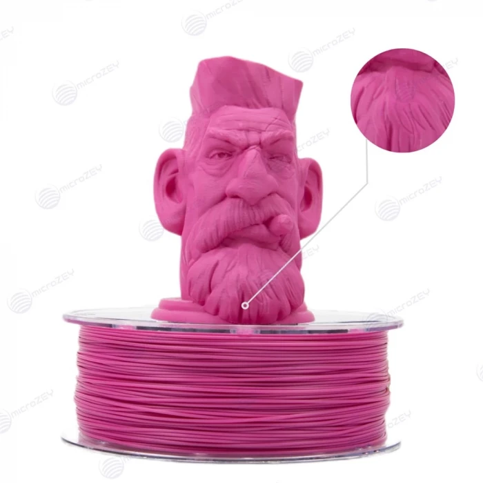 1.75mm Microzey Pla Pro -Pembe Filament +3 Kg
