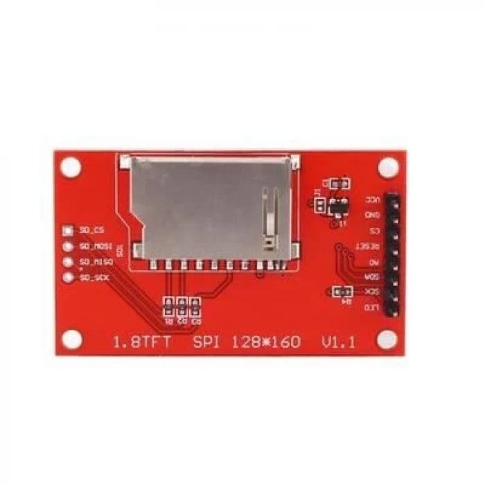 1.8 TFT LCD 128x160 Ekran Modülü ST7735S