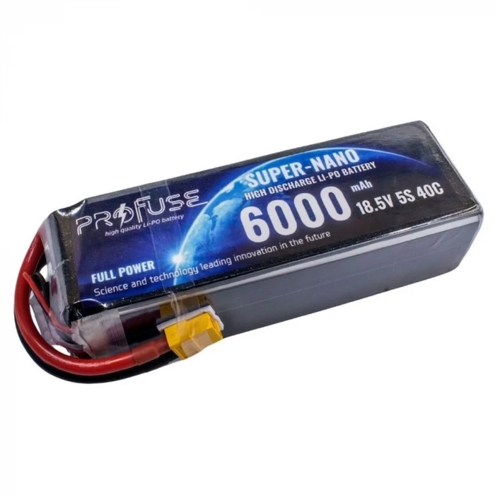 18,5V 5S 6000Mah 40C Lipo Batarya