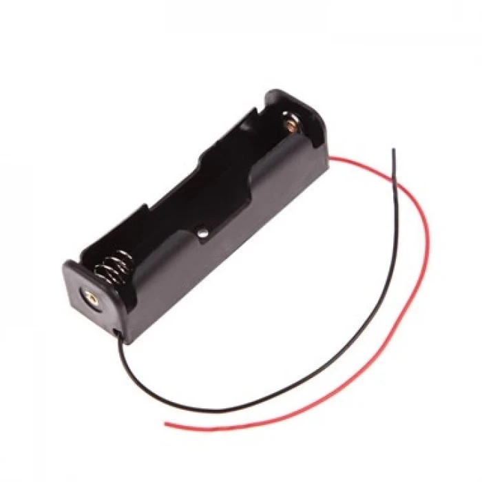 18650 Tekli Pil Yuvası - Kablolu