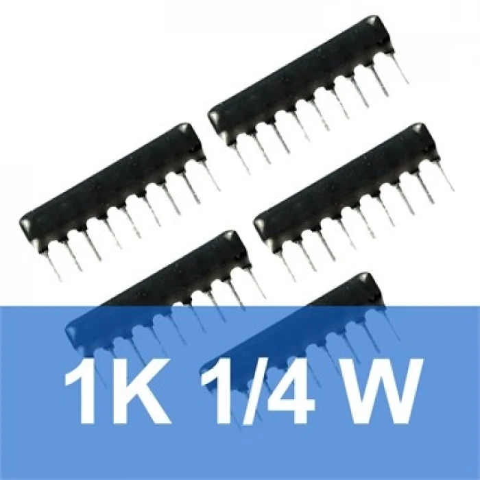 1K Sıra Direnç 8+1 (5 Adet)